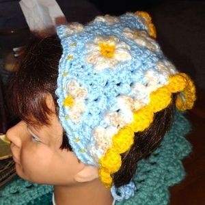 Handmade handkerchief scarf